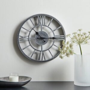 Skeleton Industrial Indoor Outdoor Wall Clock image 1 of 3