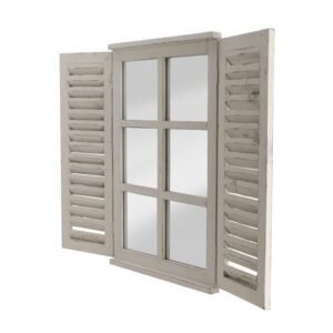 Fallen Fruits Window Shutter Indoor Outdoor Wall Mirror image 1 of 4