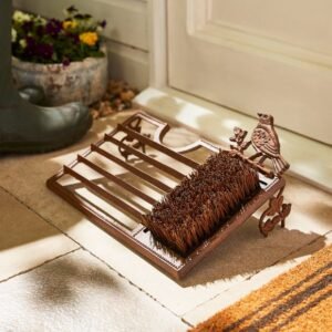 Bird Cast Iron Boot Brush image 1 of 2