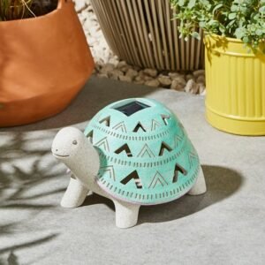 Resin Tortoise Solar Light Ornament image 1 of 2