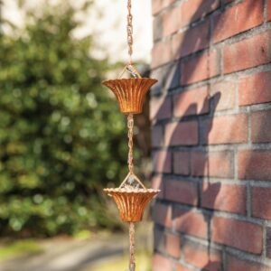 Fallen Fruits Copper Rain Chain image 1 of 2