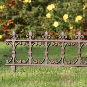 Fallen Fruits Cast Iron Broad Design Lawn Edging image 1 of 2