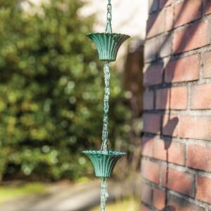 Fallen Fruits Verdigris Rain Chain image 1 of 2
